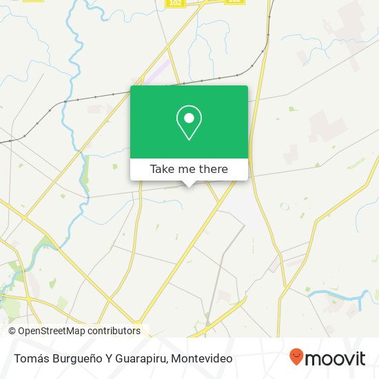 Tomás Burgueño Y Guarapiru map