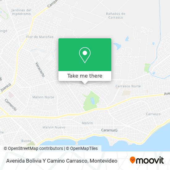 Avenida Bolivia Y Camino Carrasco map