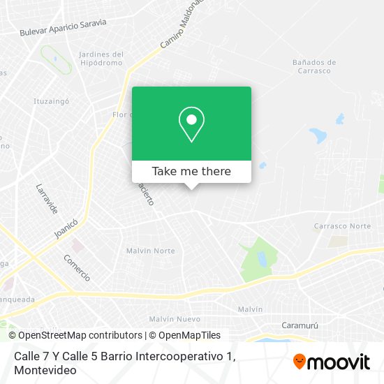 Calle 7 Y Calle 5 Barrio Intercooperativo 1 map