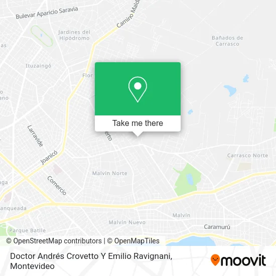 Mapa de Doctor Andrés Crovetto Y Emilio Ravignani