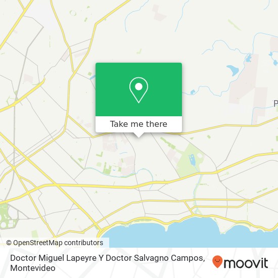 Doctor Miguel Lapeyre Y Doctor Salvagno Campos map