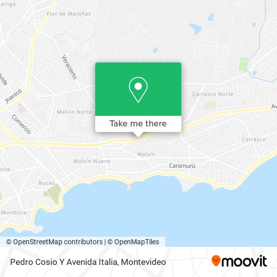 Mapa de Pedro Cosio Y Avenida Italia