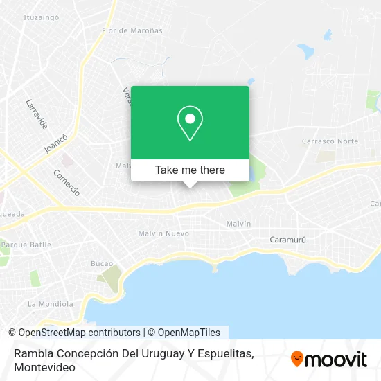 Mapa de Rambla Concepción Del Uruguay Y Espuelitas