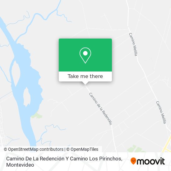 Camino De La Redención Y Camino Los Pirinchos map