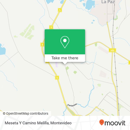 Meseta Y Camino Melilla map