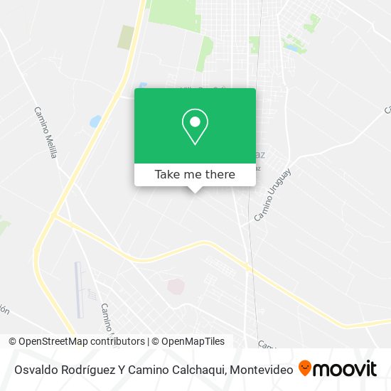 Osvaldo Rodríguez Y Camino Calchaqui map