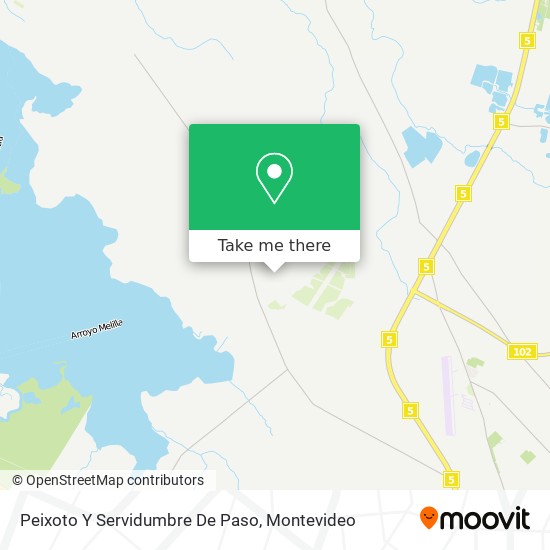 Peixoto Y Servidumbre De Paso map