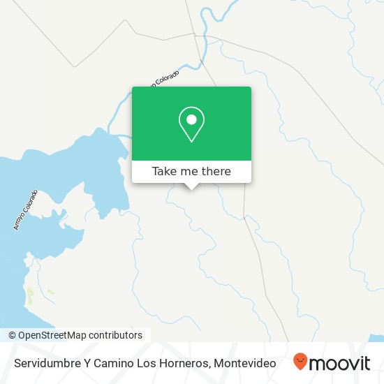 Servidumbre Y Camino Los Horneros map