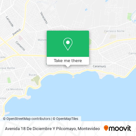 Avenida 18 De Diciembre Y Pilcomayo map