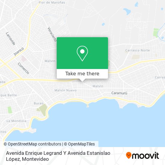 Mapa de Avenida Enrique Legrand Y Avenida Estanislao López