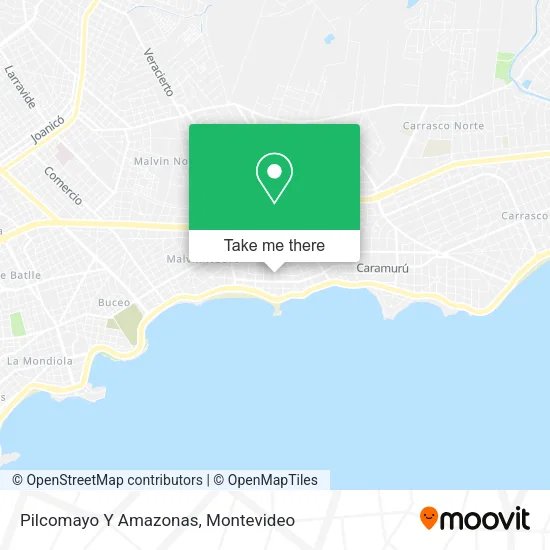 Mapa de Pilcomayo Y Amazonas