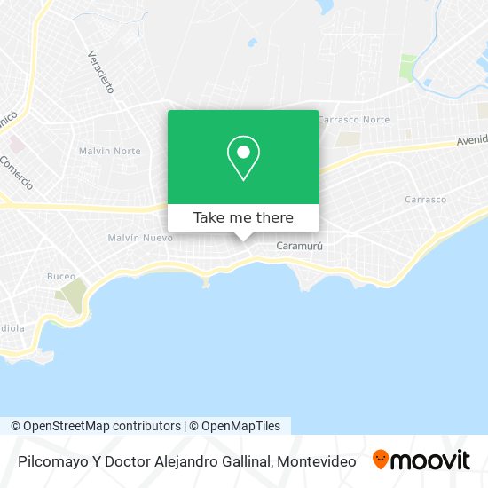 Pilcomayo Y Doctor Alejandro Gallinal map
