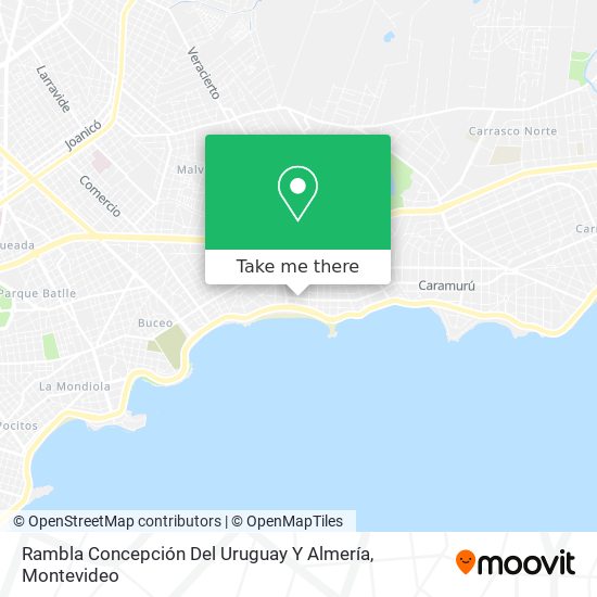 Rambla Concepción Del Uruguay Y Almería map