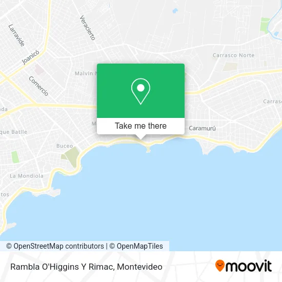 Mapa de Rambla O'Higgins Y Rimac
