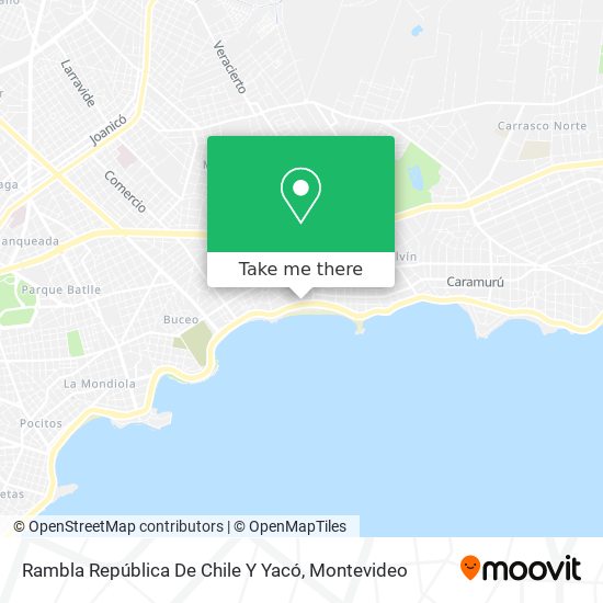 Rambla República De Chile Y Yacó map