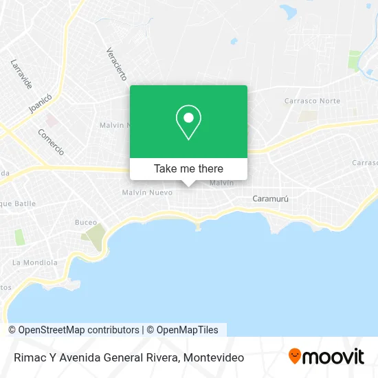 Rimac Y Avenida General Rivera map