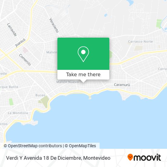 Verdi Y Avenida 18 De Diciembre map