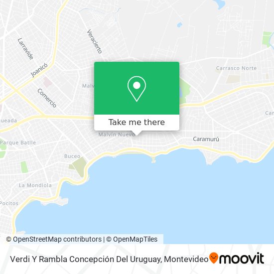 Verdi Y Rambla Concepción Del Uruguay map