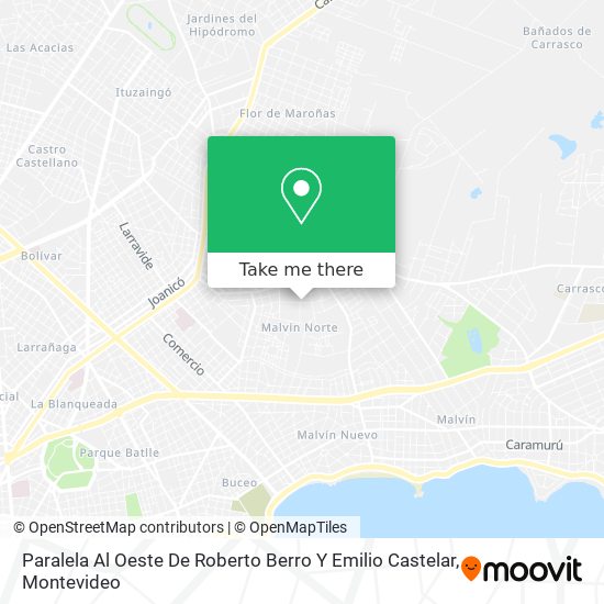 Paralela Al Oeste De Roberto Berro Y Emilio Castelar map