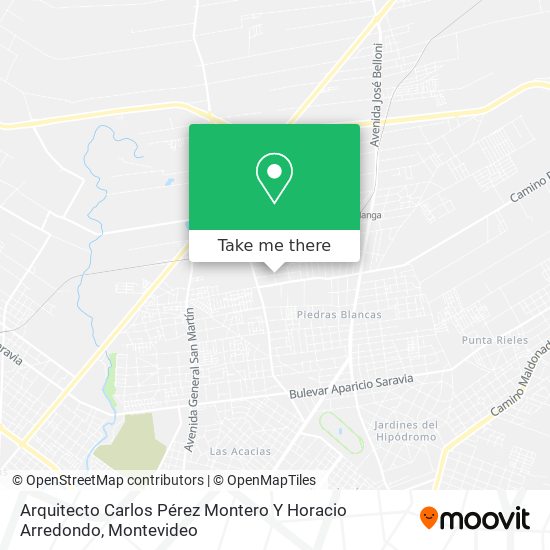 Arquitecto Carlos Pérez Montero Y Horacio Arredondo map