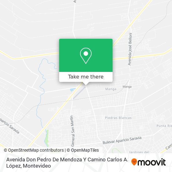 Avenida Don Pedro De Mendoza Y Camino Carlos A. López map