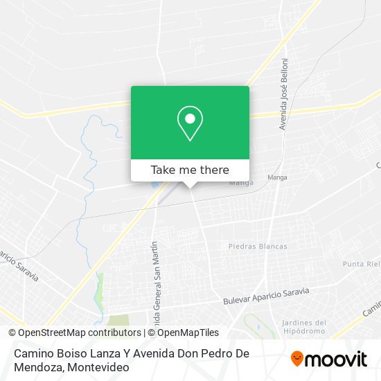 Camino Boiso Lanza Y Avenida Don Pedro De Mendoza map