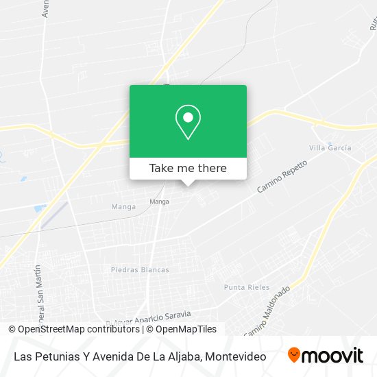 Las Petunias Y Avenida De La Aljaba map