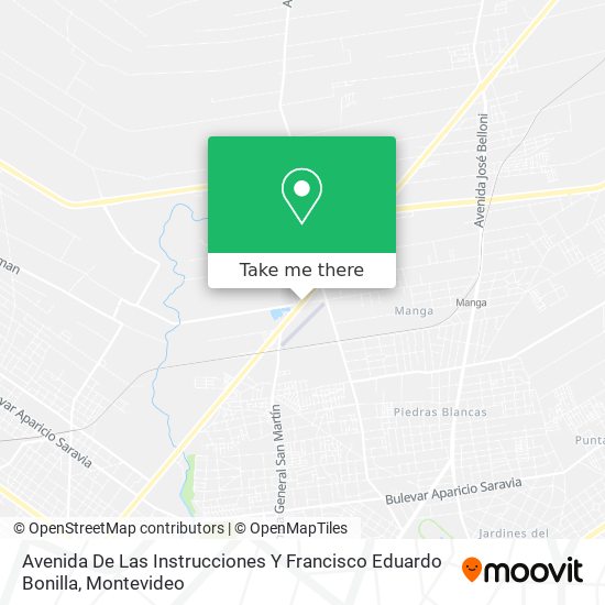 Avenida De Las Instrucciones Y Francisco Eduardo Bonilla map