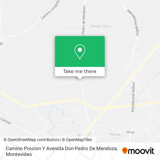 Camino Procion Y Avenida Don Pedro De Mendoza map