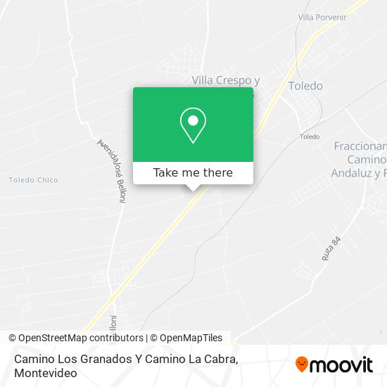 Camino Los Granados Y Camino La Cabra map