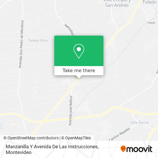 Manzanilla Y Avenida De Las Instrucciones map