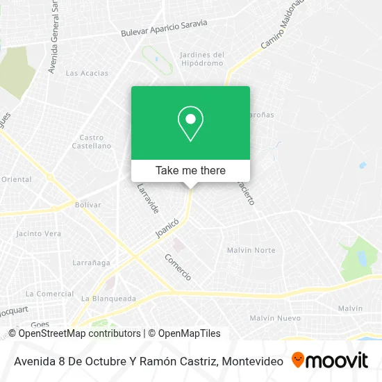 Mapa de Avenida 8 De Octubre Y Ramón Castriz