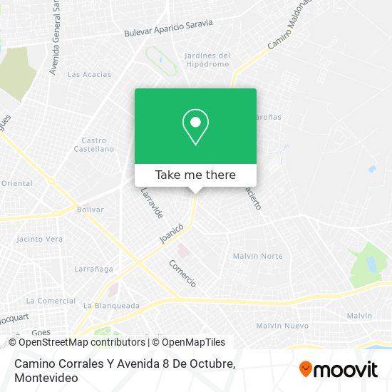 Camino Corrales Y Avenida 8 De Octubre map