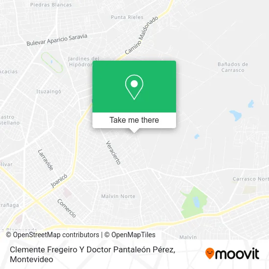 Mapa de Clemente Fregeiro Y Doctor Pantaleón Pérez