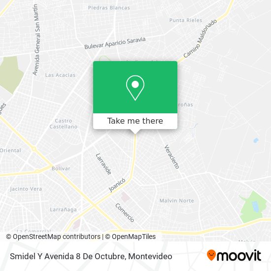 Smidel Y Avenida 8 De Octubre map