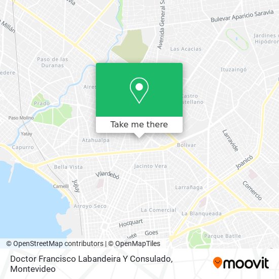 Doctor Francisco Labandeira Y Consulado map