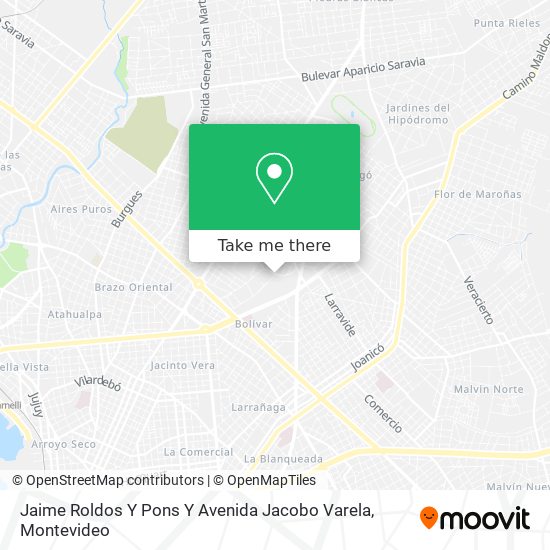 Jaime Roldos Y Pons Y Avenida Jacobo Varela map