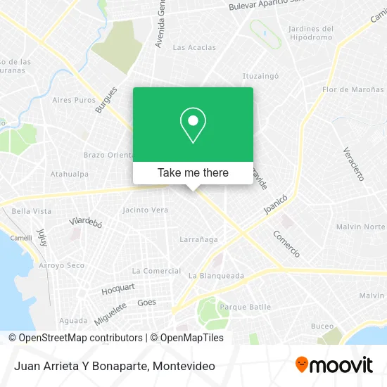 Juan Arrieta Y Bonaparte map