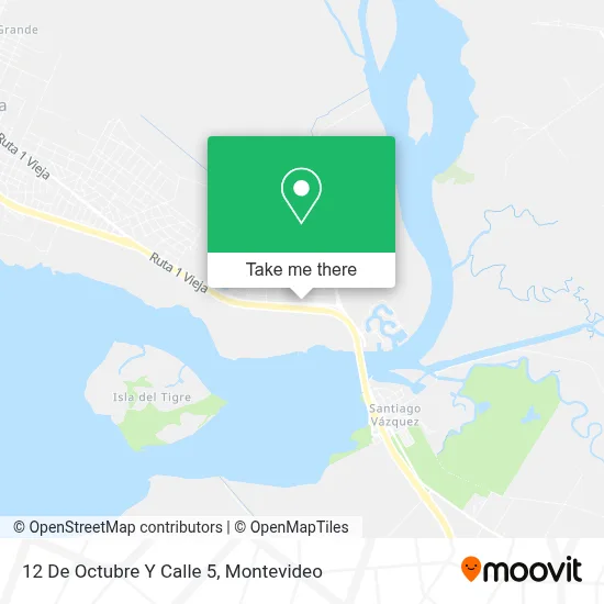 Mapa de 12 De Octubre Y Calle 5