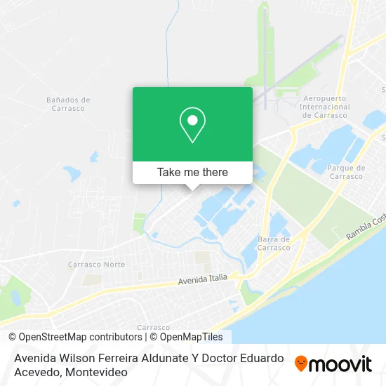 Avenida Wilson Ferreira Aldunate Y Doctor Eduardo Acevedo map