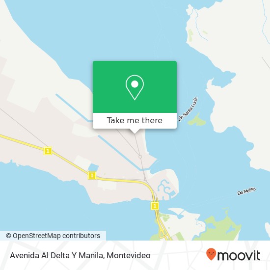 Mapa de Avenida Al Delta Y Manila