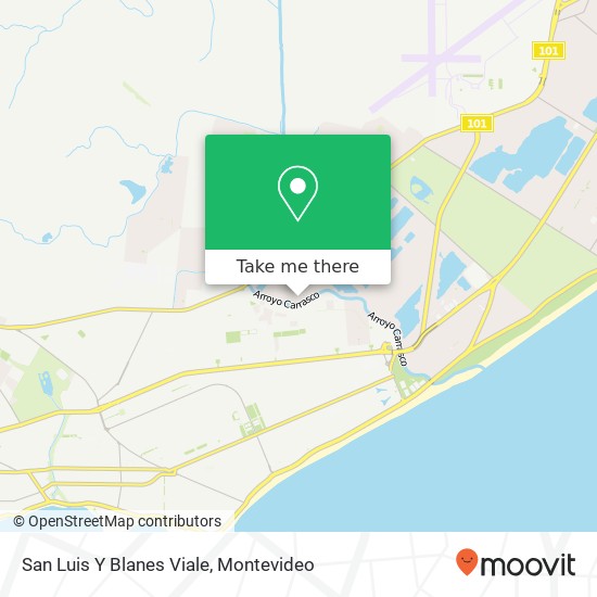 San Luis Y Blanes Viale map