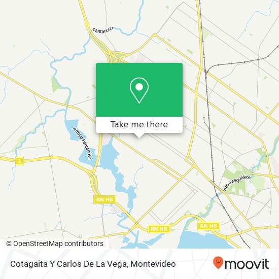 Cotagaita Y Carlos De La Vega map