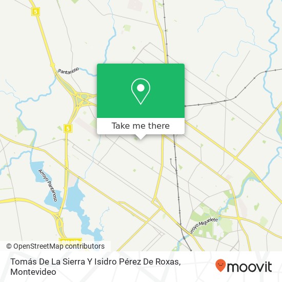 Tomás De La Sierra Y Isidro Pérez De Roxas map