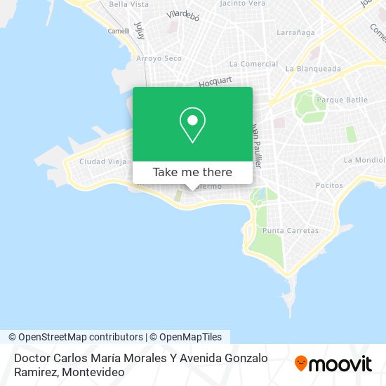 Doctor Carlos María Morales Y Avenida Gonzalo Ramirez map