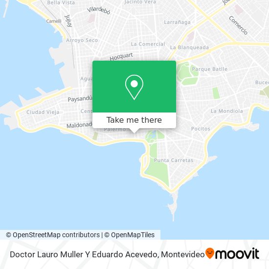 Doctor Lauro Muller Y Eduardo Acevedo map