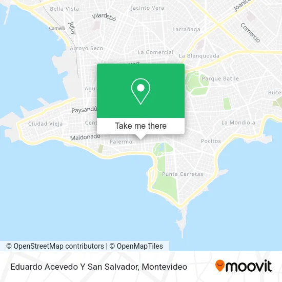 Eduardo Acevedo Y San Salvador map