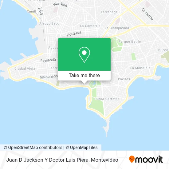 Juan D Jackson Y Doctor Luis Piera map