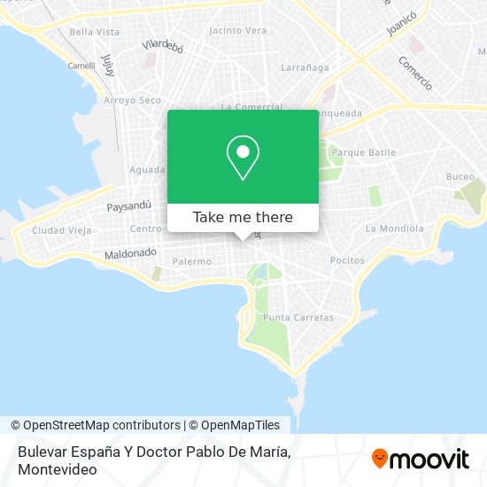 Bulevar España Y Doctor Pablo De María map