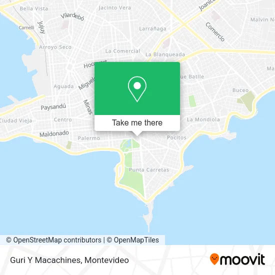 Guri Y Macachines map